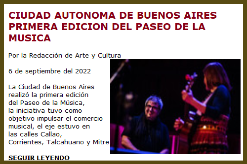 EL PASEO DE LA MUSICA